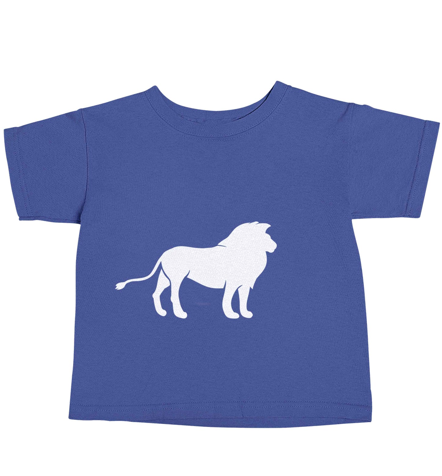 Gold lion blue baby toddler Tshirt 2 Years