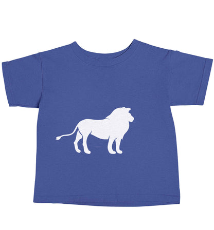 Gold lion blue baby toddler Tshirt 2 Years