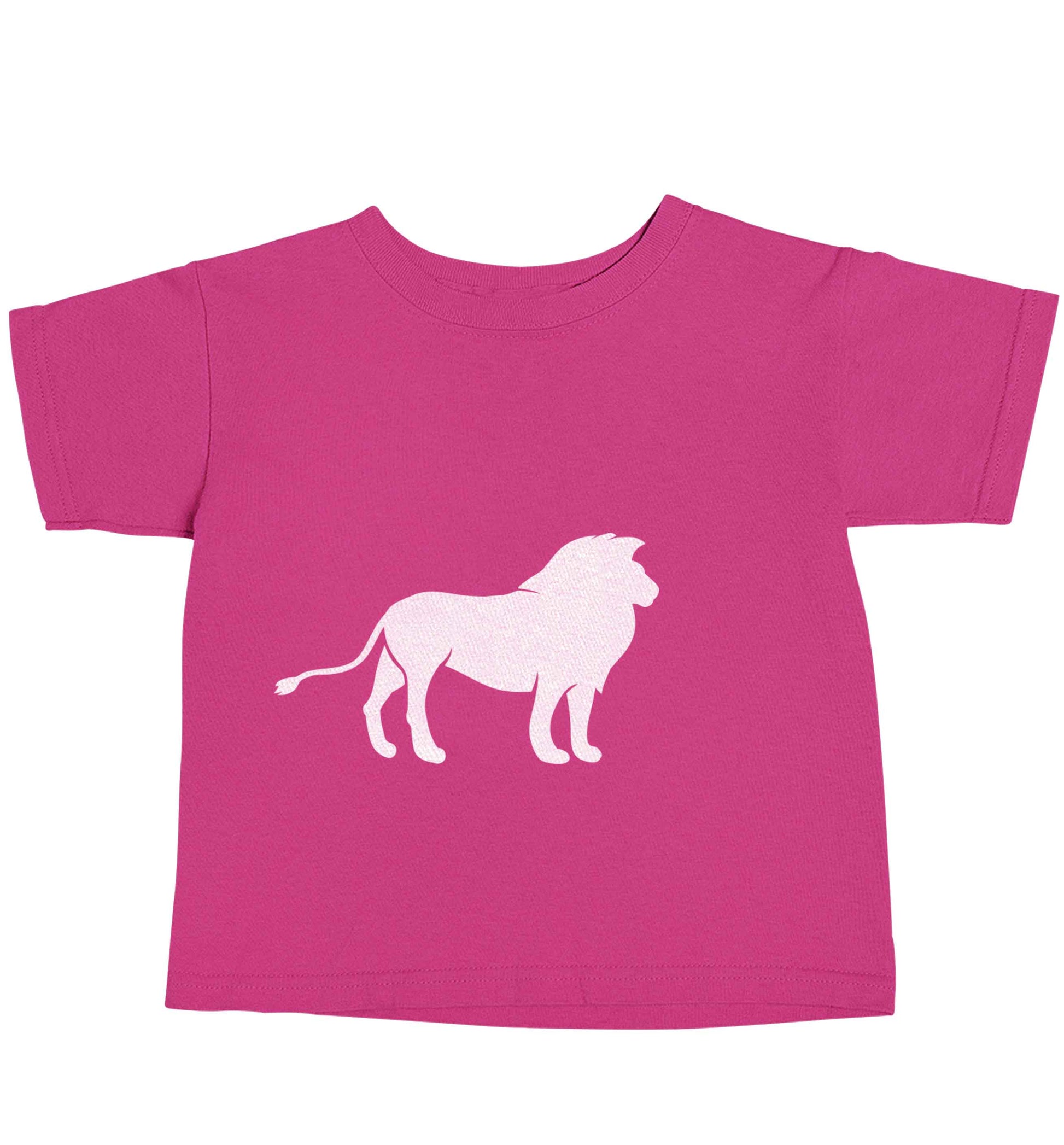 Gold lion pink baby toddler Tshirt 2 Years