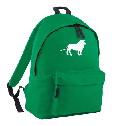 Gold lion green adults backpack