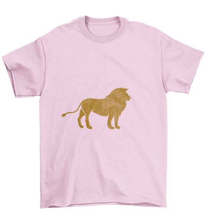 Gold lion Children's light pink Tshirt 12-13 Years
