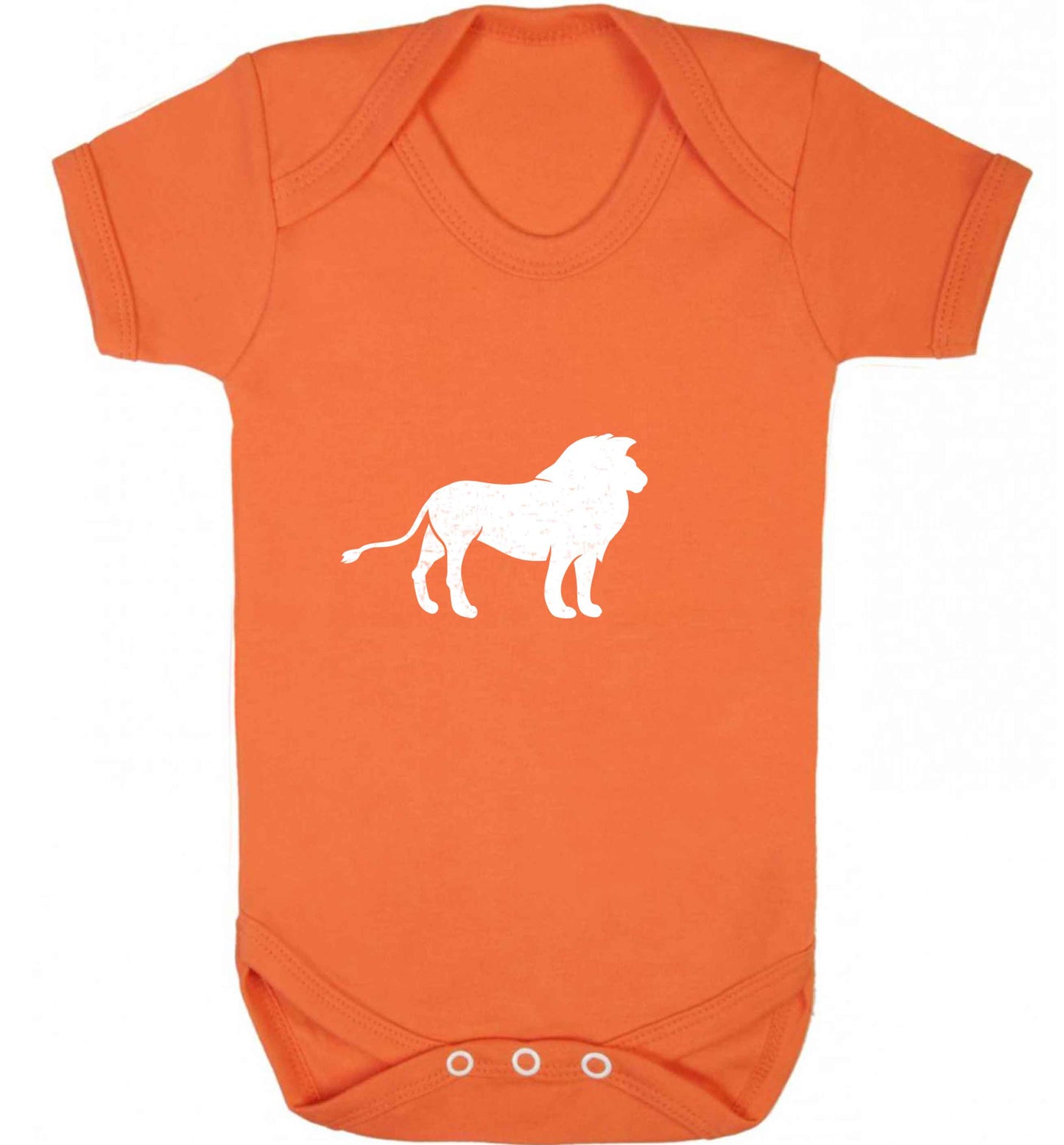 Gold lion baby vest orange 18-24 months