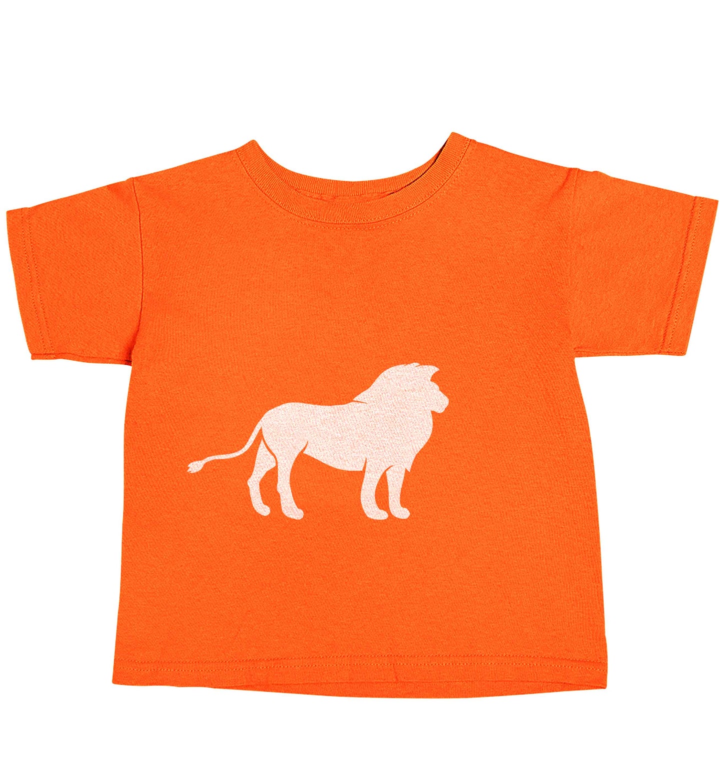 Gold lion orange baby toddler Tshirt 2 Years
