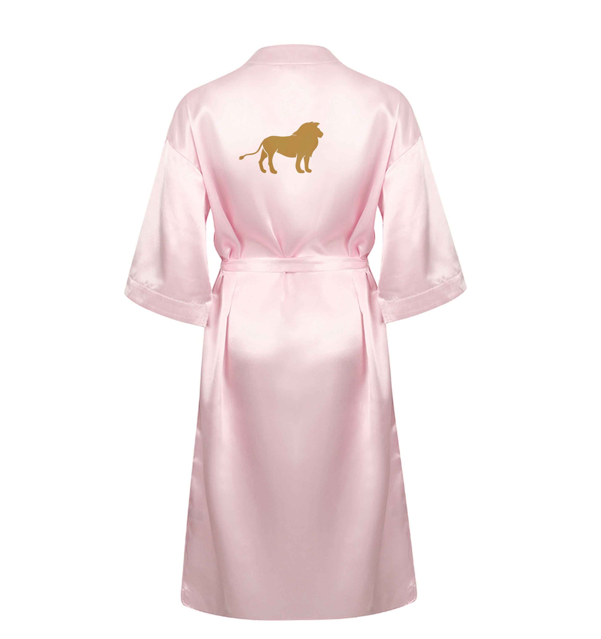 Gold lion XL/XXL pink ladies dressing gown size 16/18