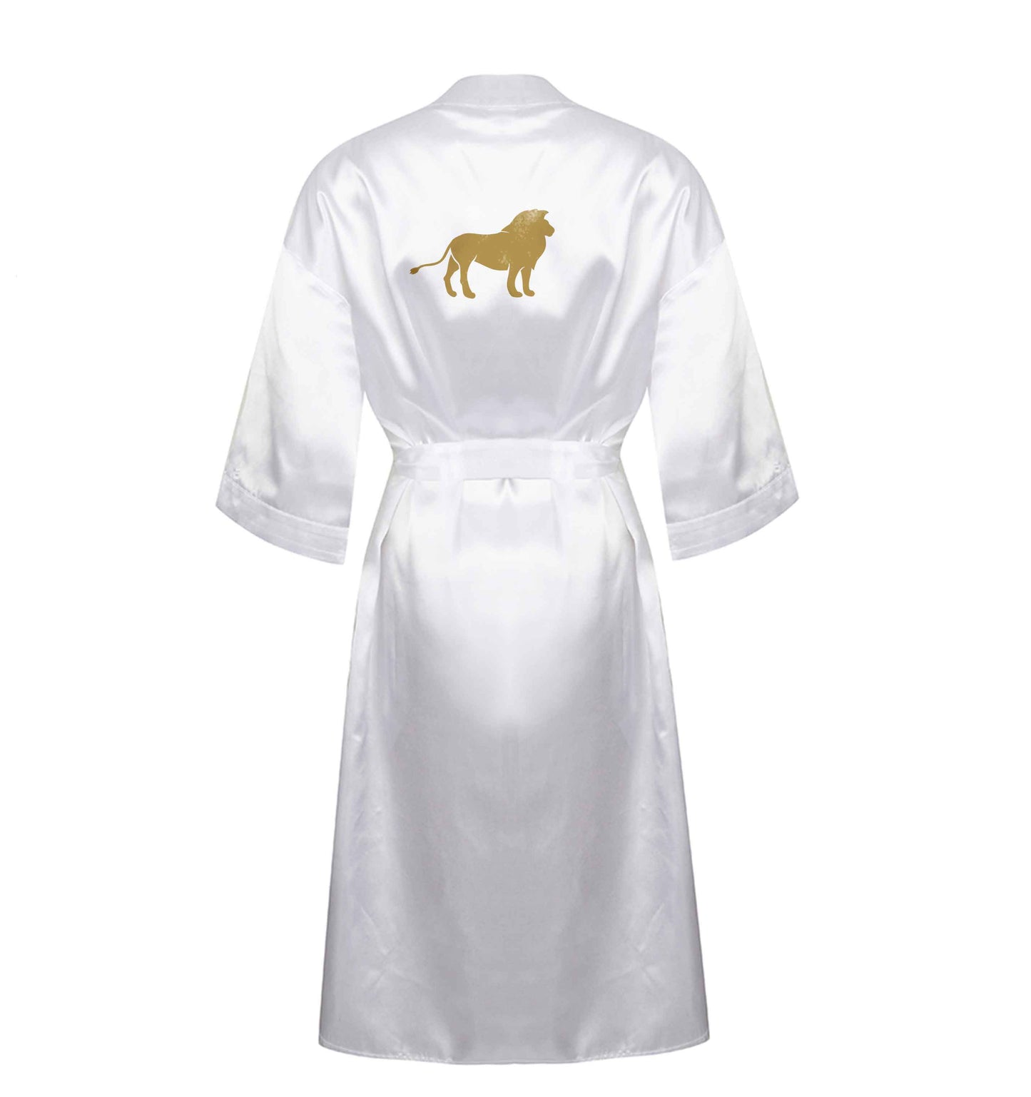 Gold lion XL/XXL white ladies dressing gown size 16/18