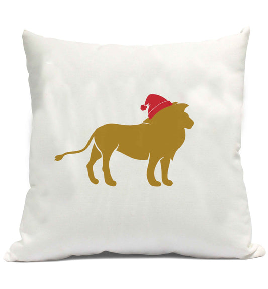 Gold lion santa cushion cover and filling