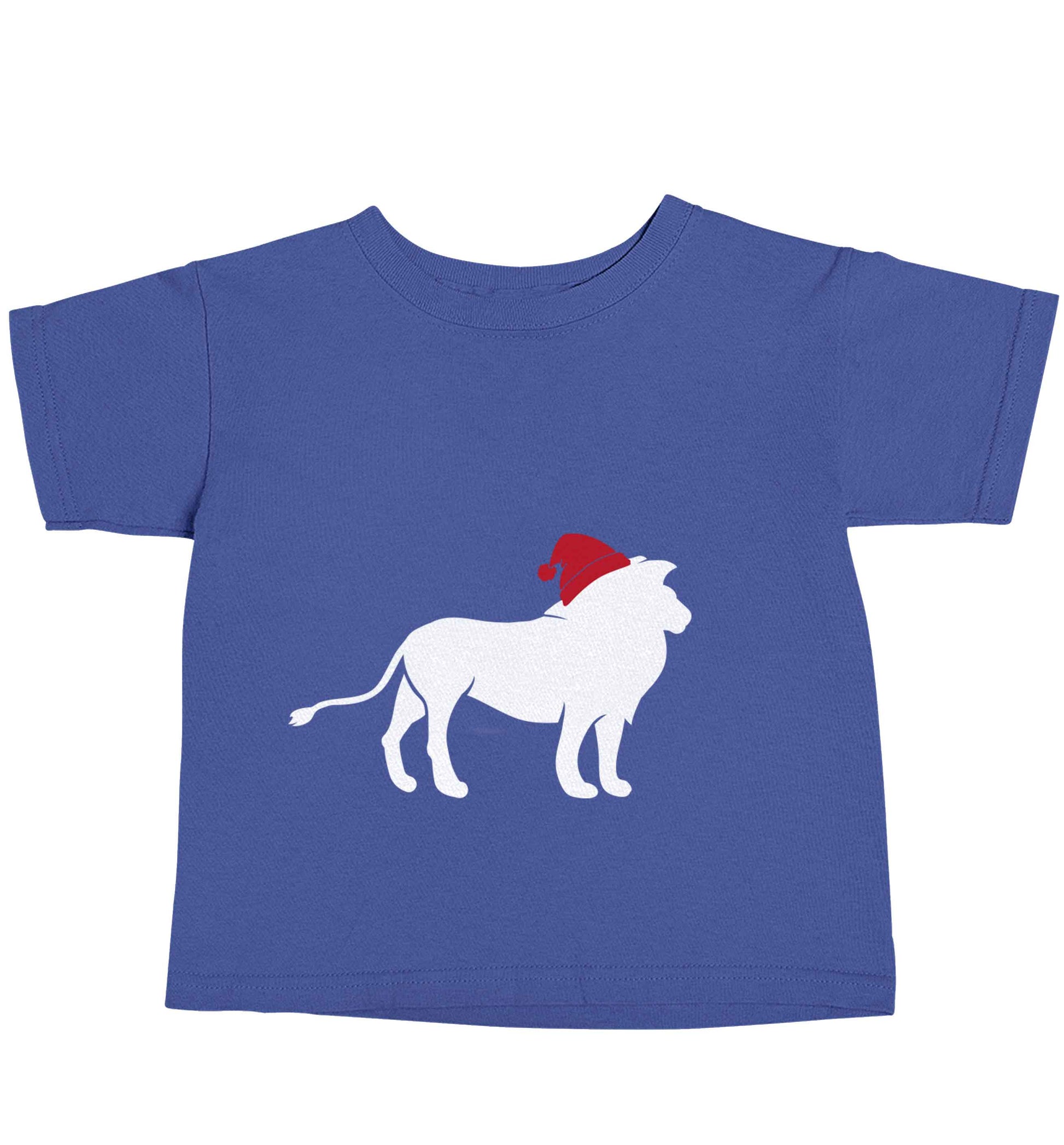 Gold lion santa blue baby toddler Tshirt 2 Years