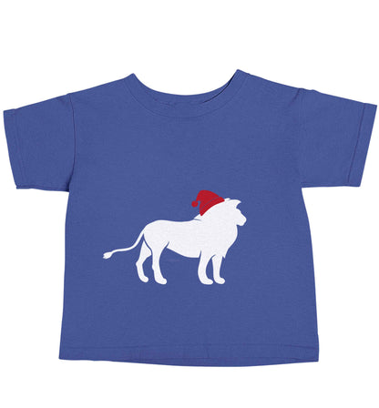 Gold lion santa blue baby toddler Tshirt 2 Years
