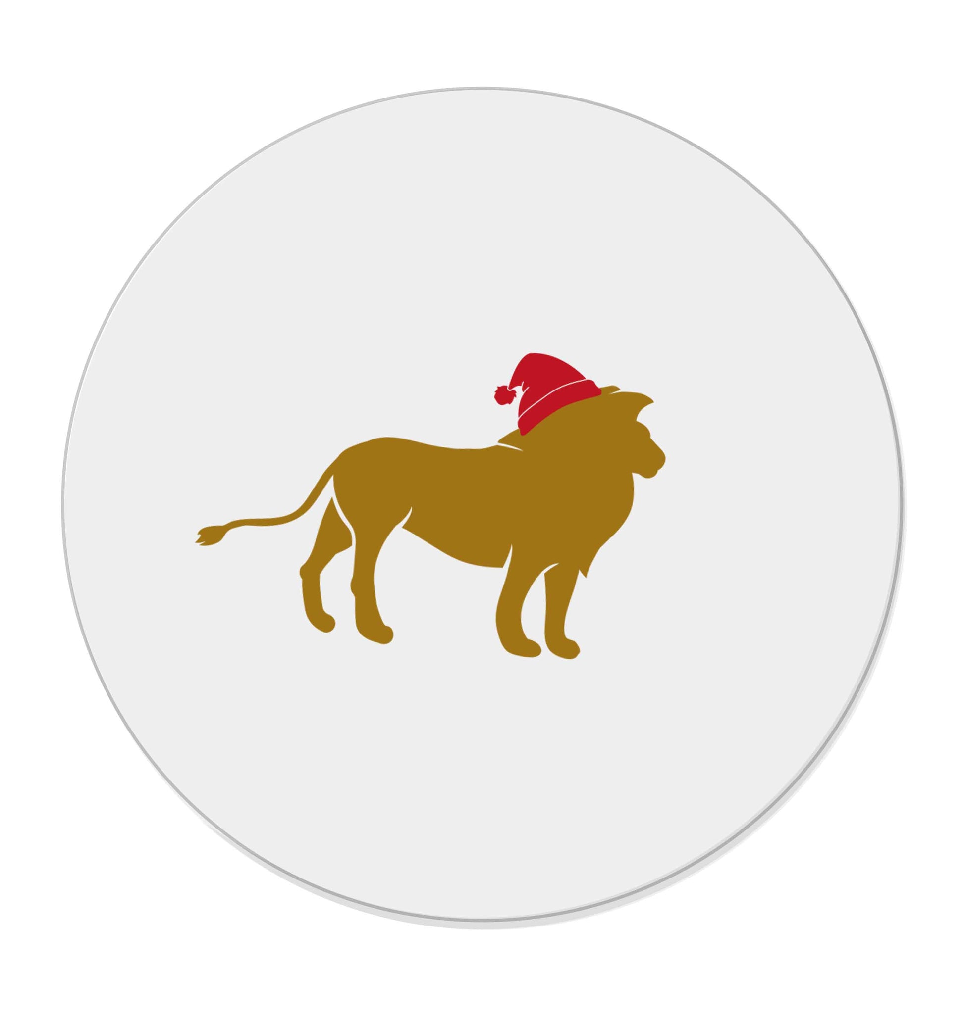 Gold lion santa | Magnet