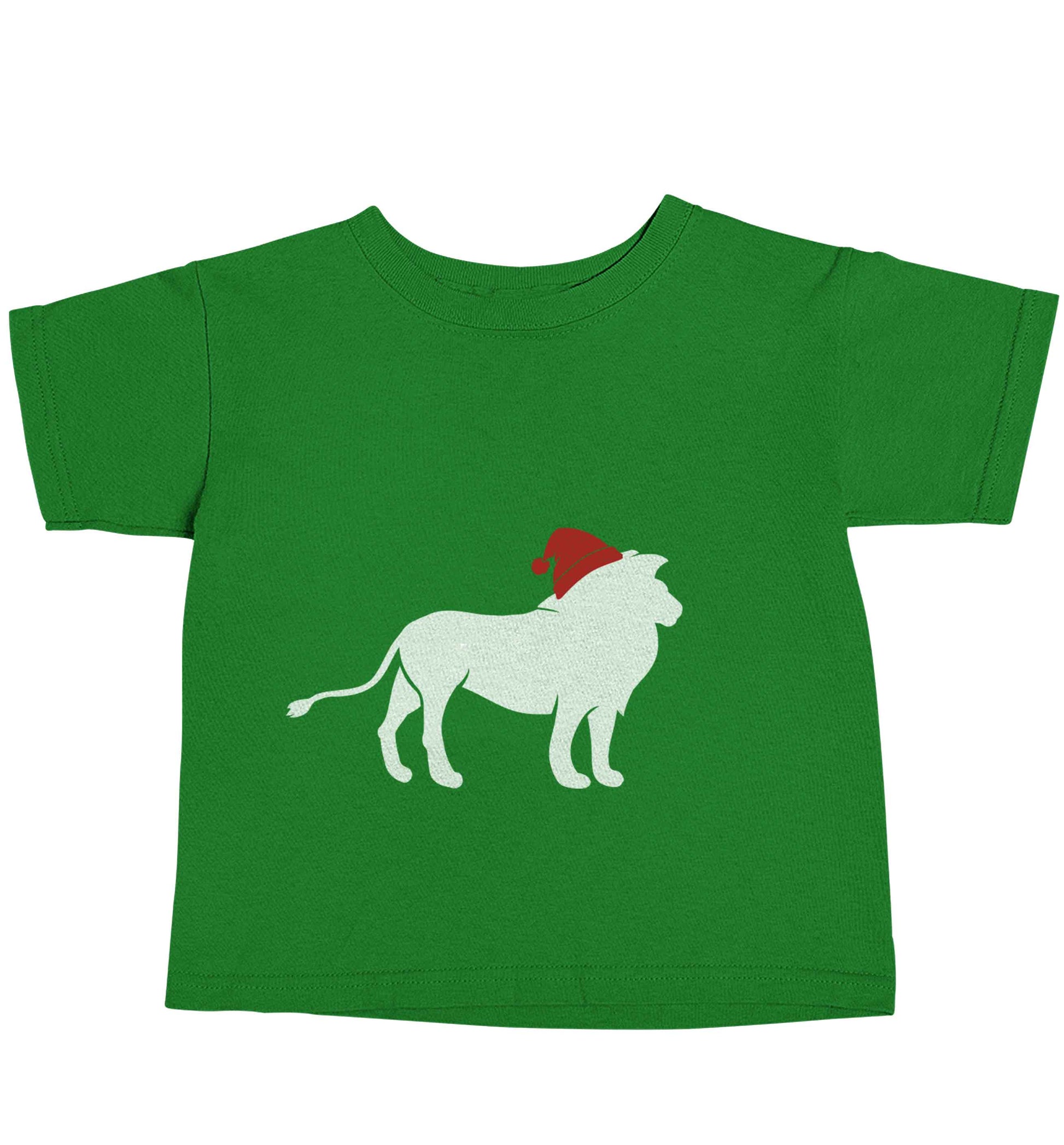 Gold lion santa green baby toddler Tshirt 2 Years
