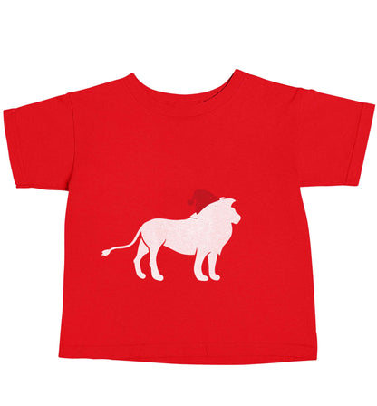 Gold lion santa red baby toddler Tshirt 2 Years
