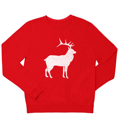 Green stag children's grey sweater 12-13 Years