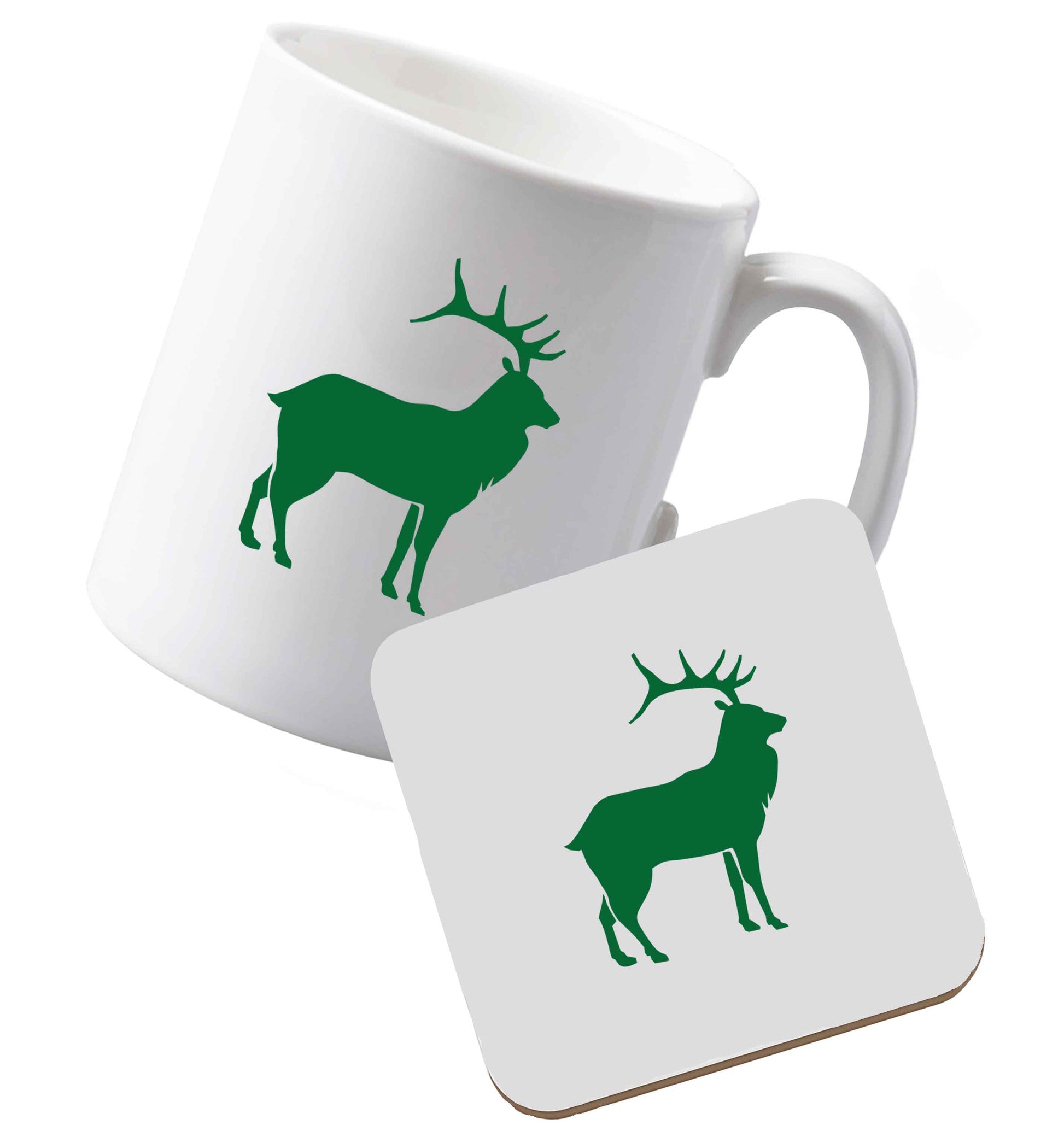 10 oz Ceramic mug and coaster Tis The Season to Drink Whisky both sides