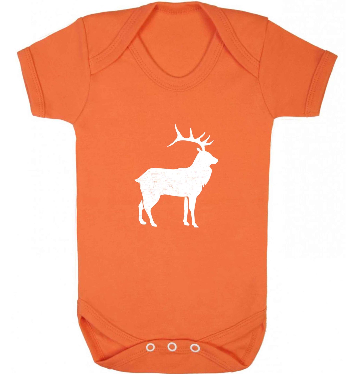 Green stag baby vest orange 18-24 months