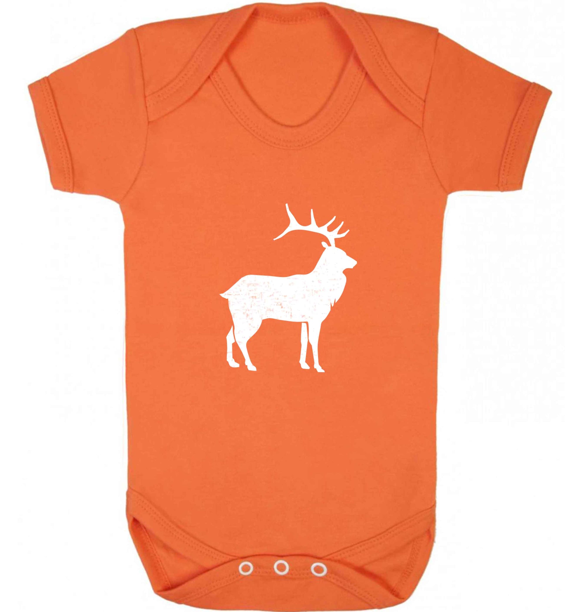 Green stag baby vest orange 18-24 months