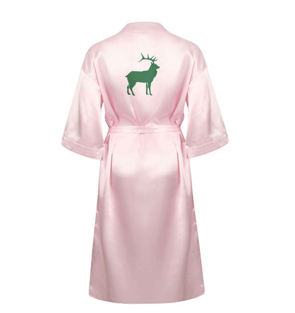 Green stag XL/XXL pink ladies dressing gown size 16/18