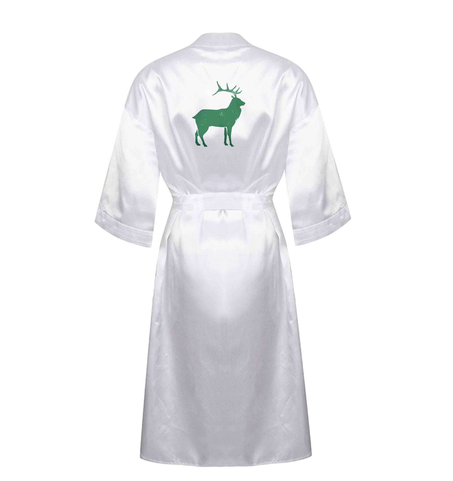 Green stag XL/XXL white ladies dressing gown size 16/18
