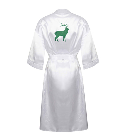 Green stag XL/XXL white ladies dressing gown size 16/18