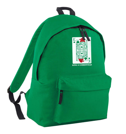 King of christmas green adults backpack