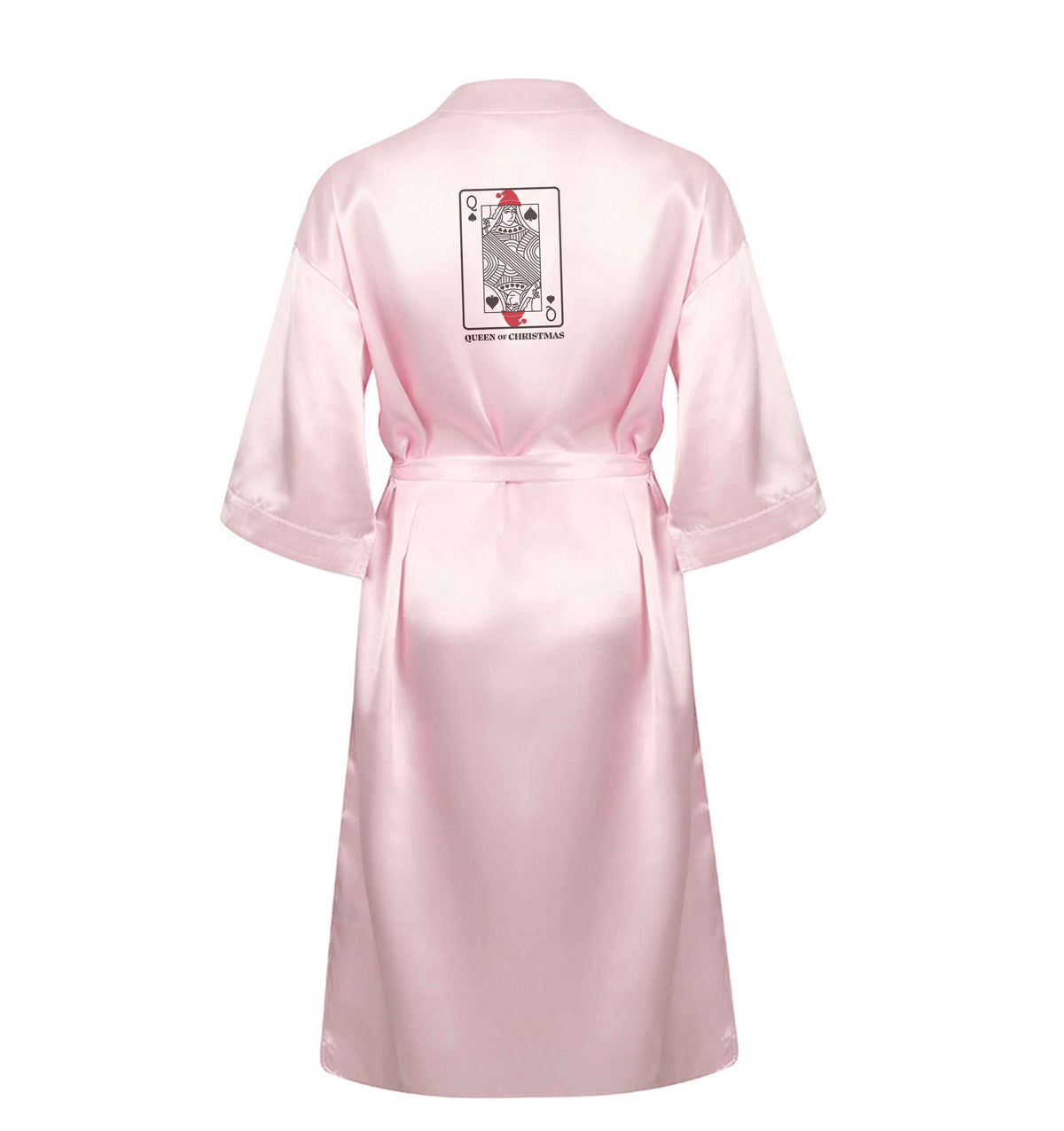christmas dressing gown ladies Queen of - white size XS-2XL FA26 Delivery 1