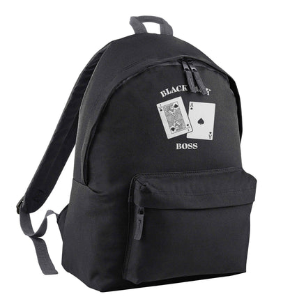 Blackjack boss black adults backpack