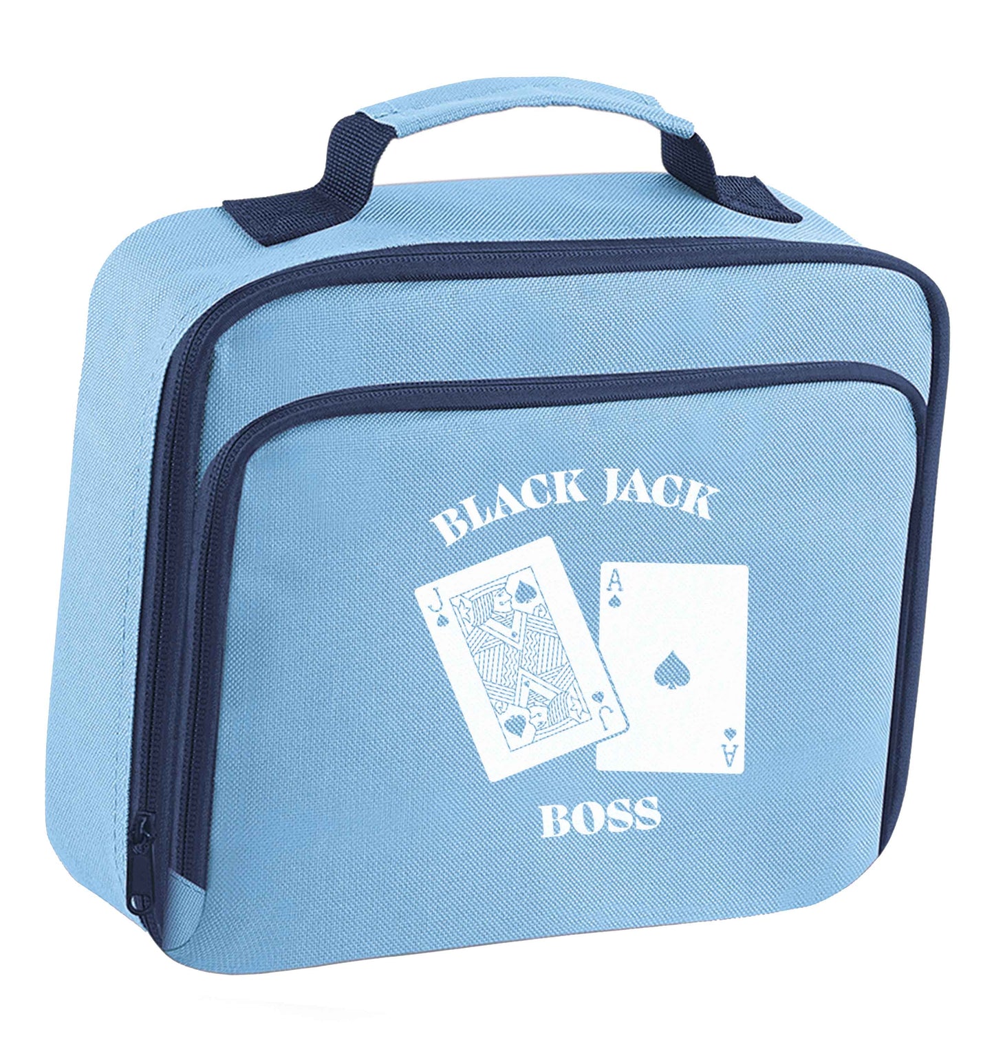 Blackjack boss insulated blue lunch bag cooler