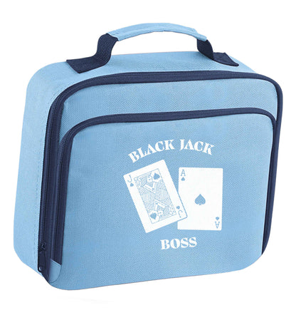 Blackjack boss insulated blue lunch bag cooler