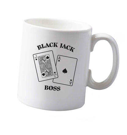10 oz Blackjack boss ceramic mug both sides