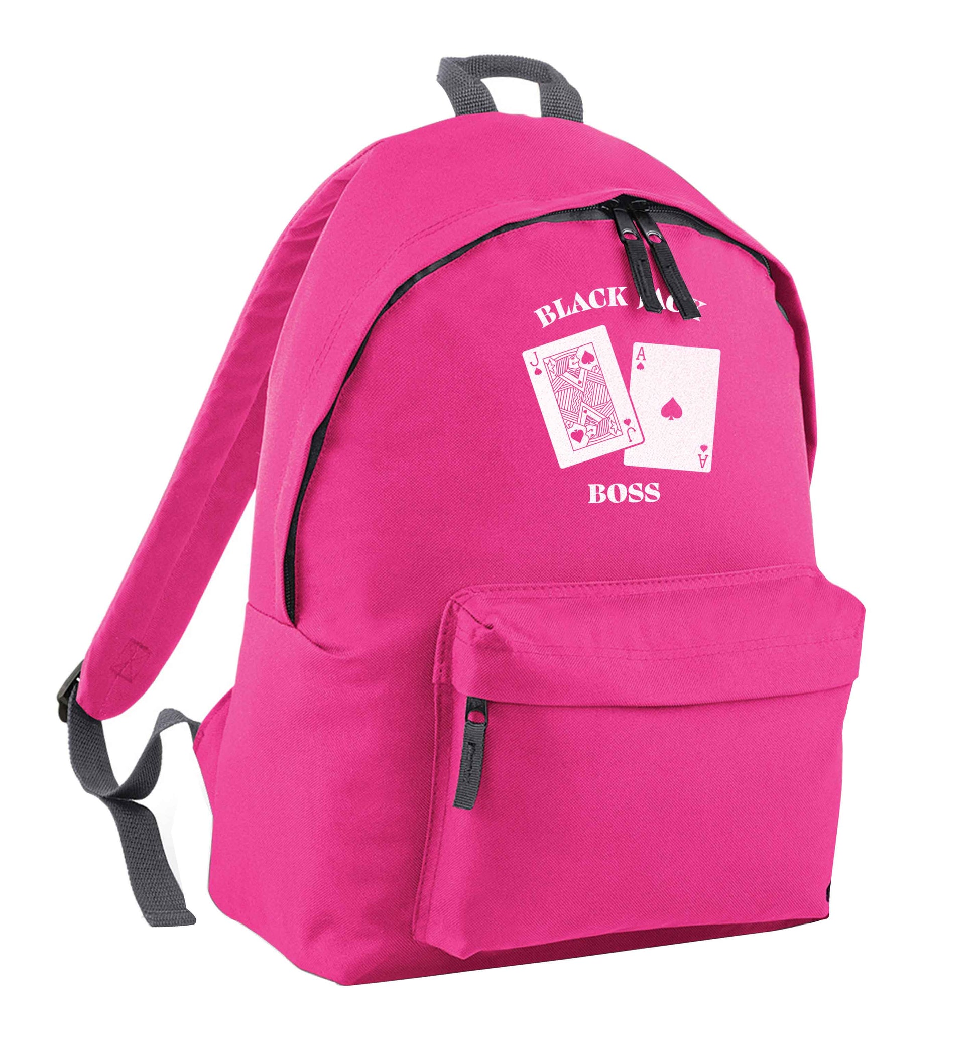 Blackjack boss pink adults backpack