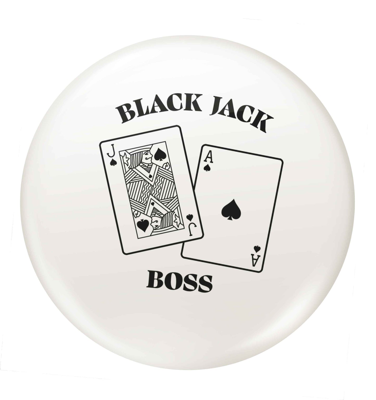 Blackjack boss small 25mm Pin badge