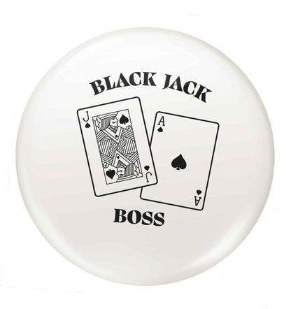Blackjack boss small 25mm Pin badge