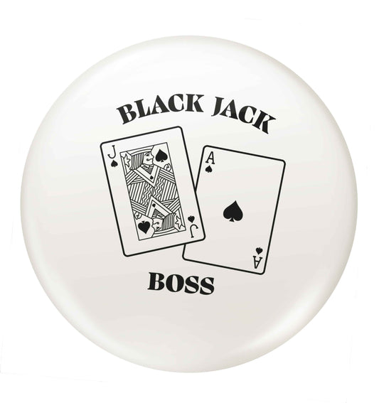 Blackjack boss small 25mm Pin badge