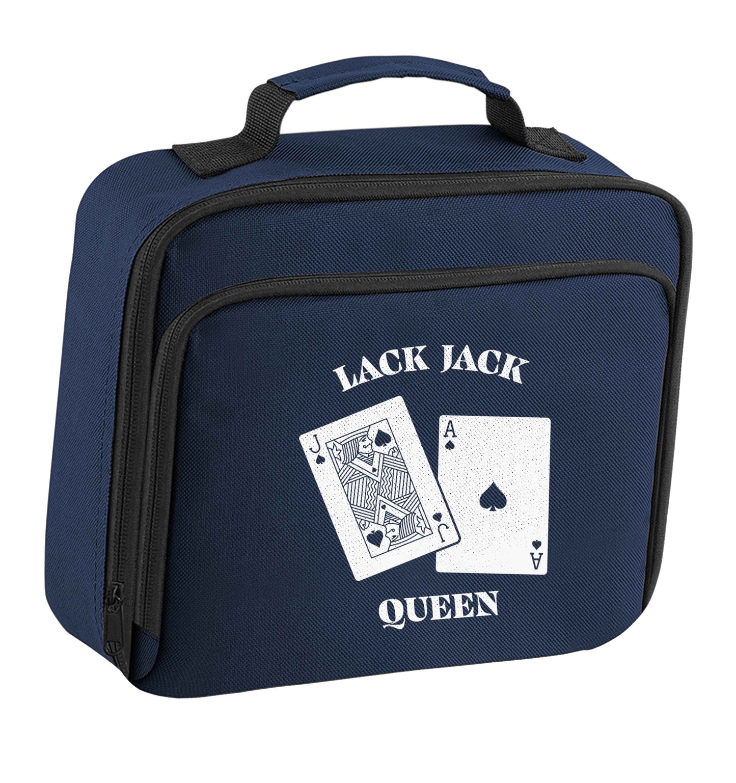 Blackjack queen insulated navy lunch bag cooler