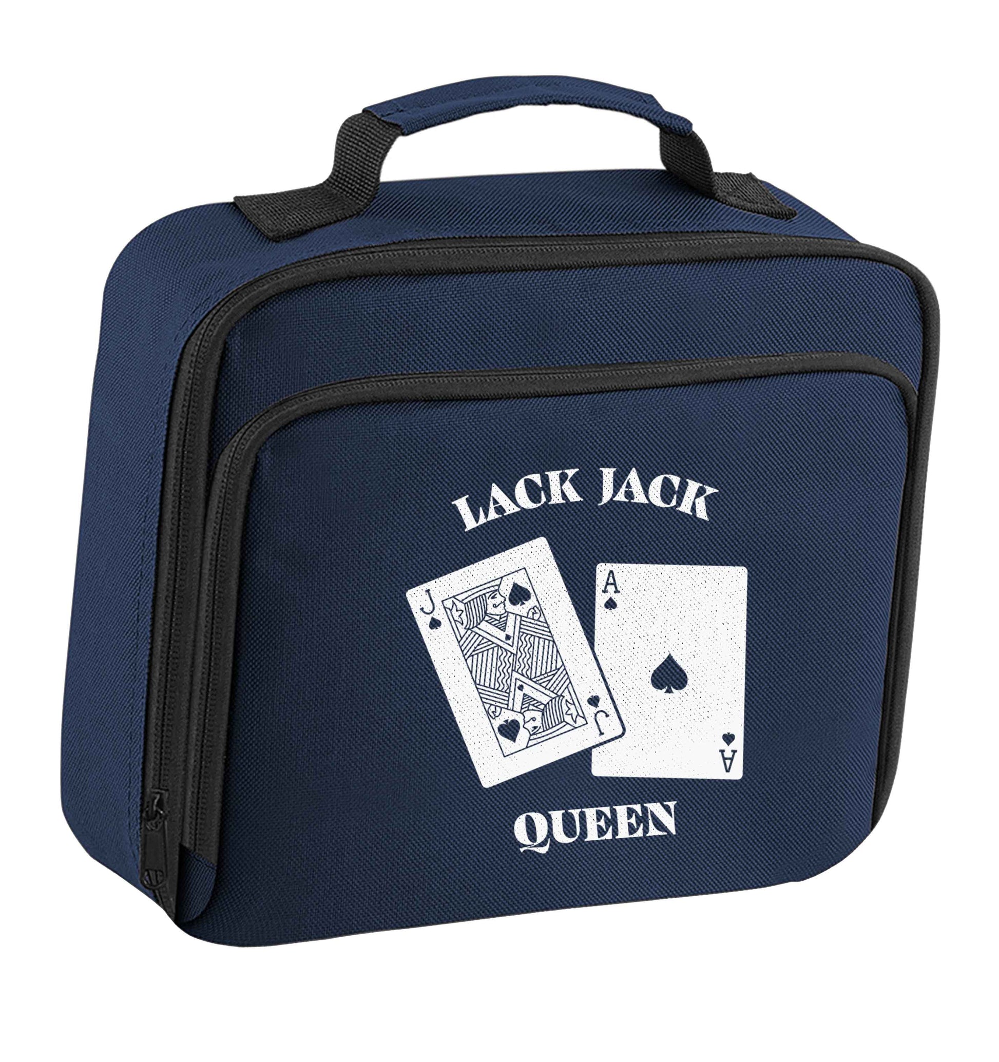 Blackjack queen insulated navy lunch bag cooler