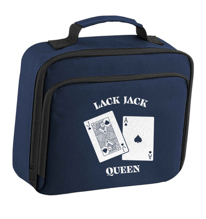 Blackjack queen insulated navy lunch bag cooler