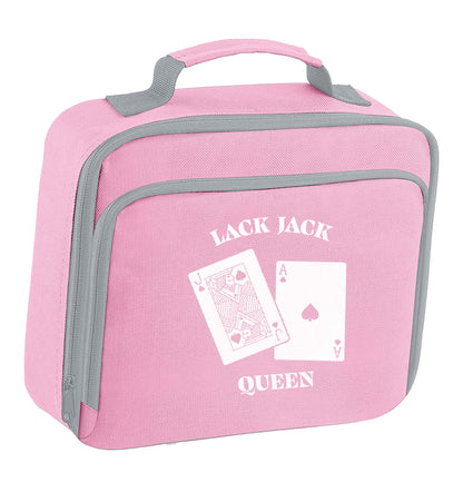 Blackjack queen insulated pink lunch bag cooler