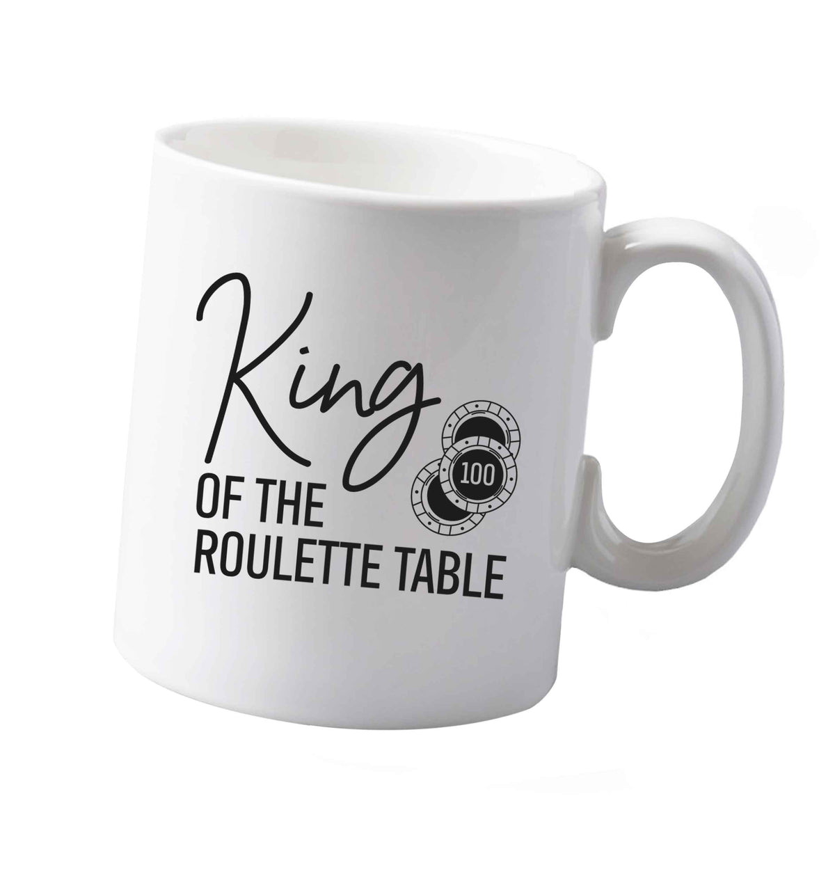 10 oz King of the roulette table ceramic mug both sides