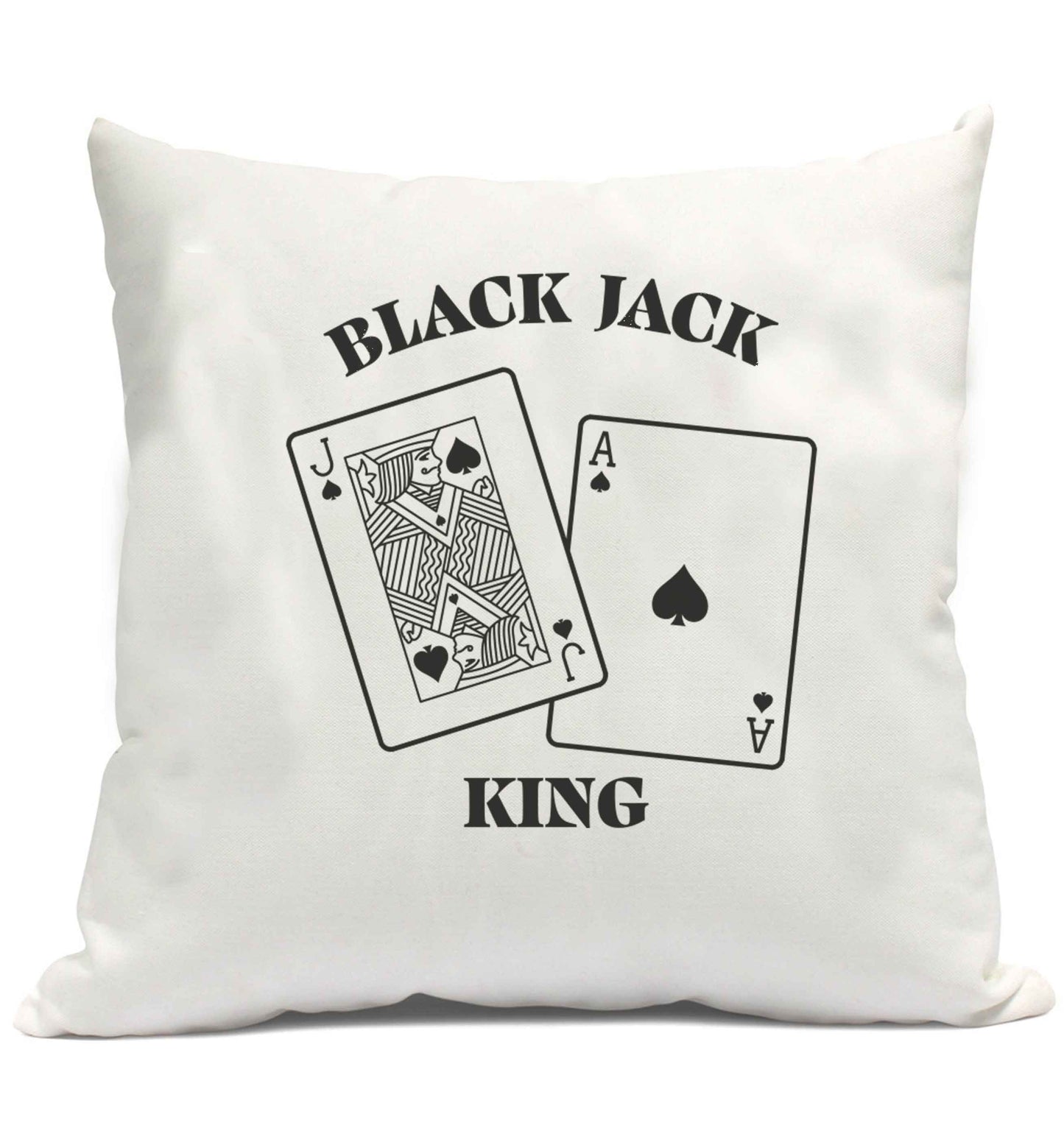 Blackjack king cushion cover and filling