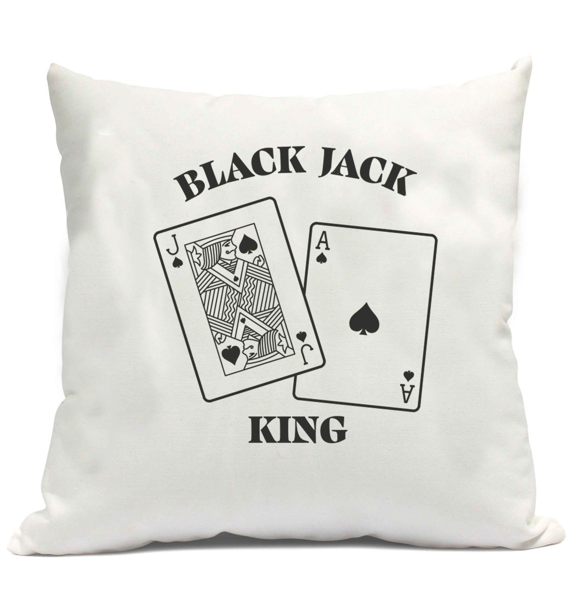 Blackjack king cushion cover and filling