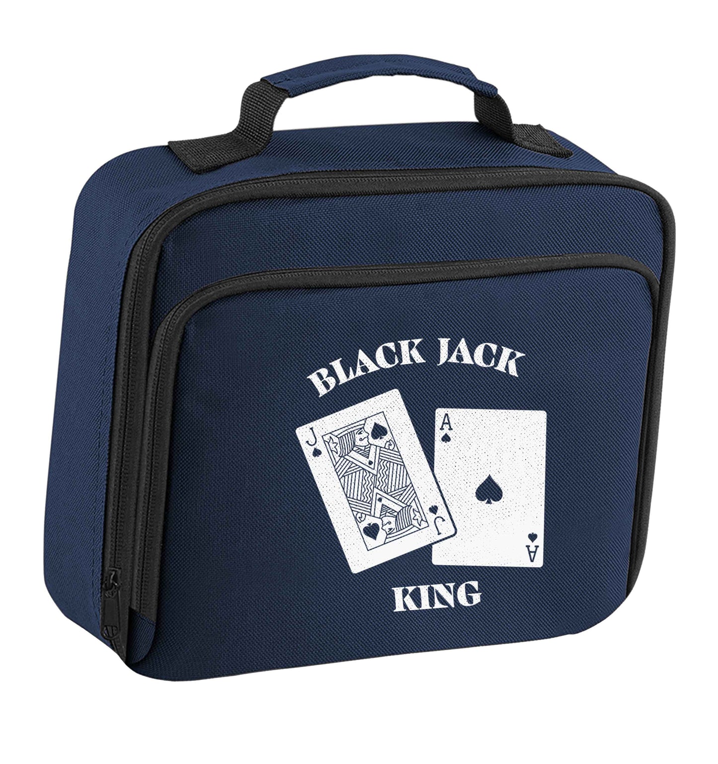 Blackjack king insulated navy lunch bag cooler