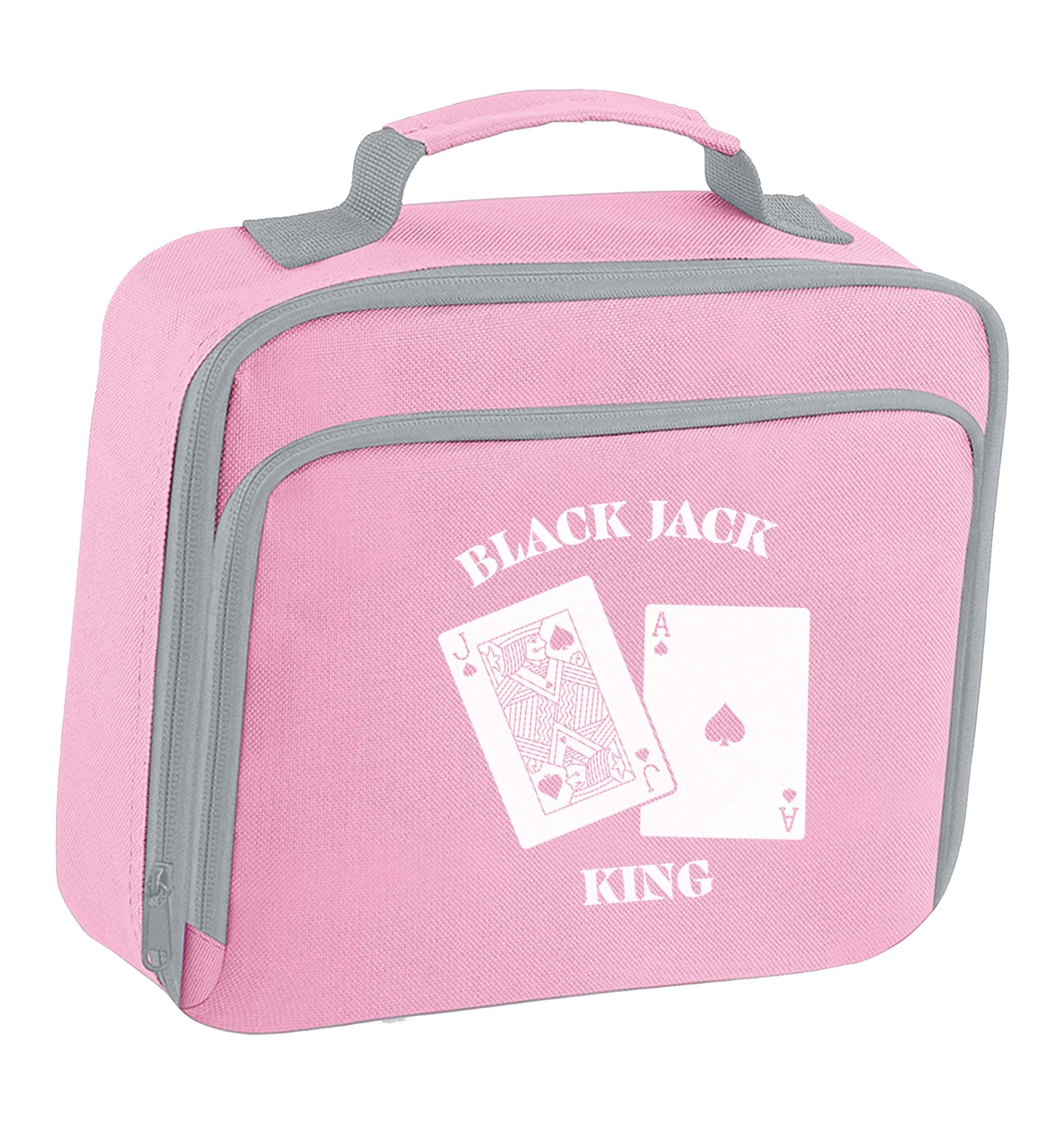 Blackjack king insulated pink lunch bag cooler
