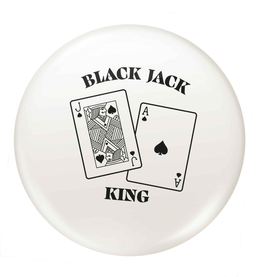 Blackjack king small 25mm Pin badge