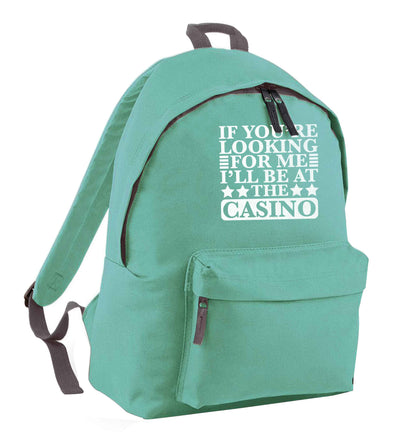 If you're looking for me I'll be at the casino mint adults backpack