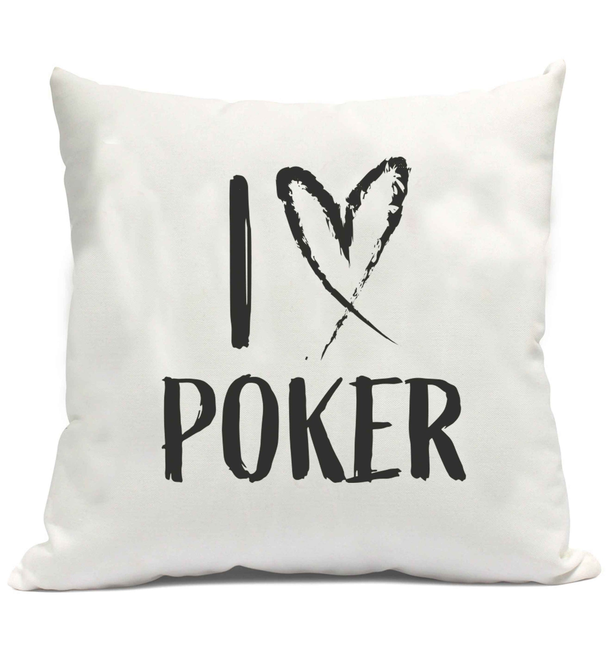 I love poker cushion cover and filling