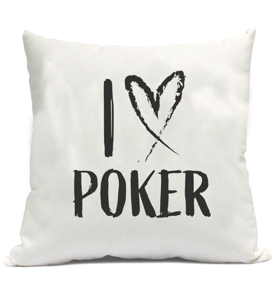 I love poker cushion cover and filling