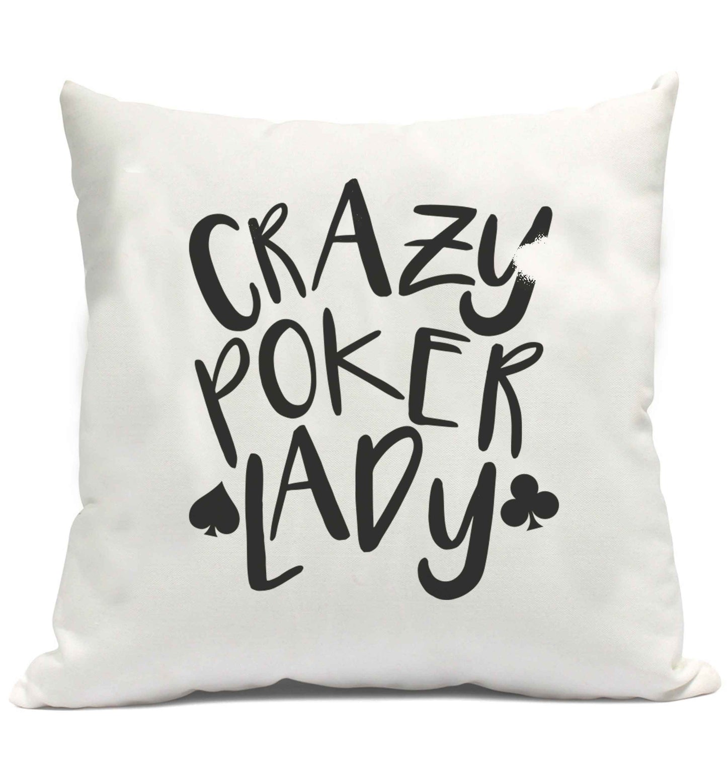 Crazy poker lady cushion cover and filling