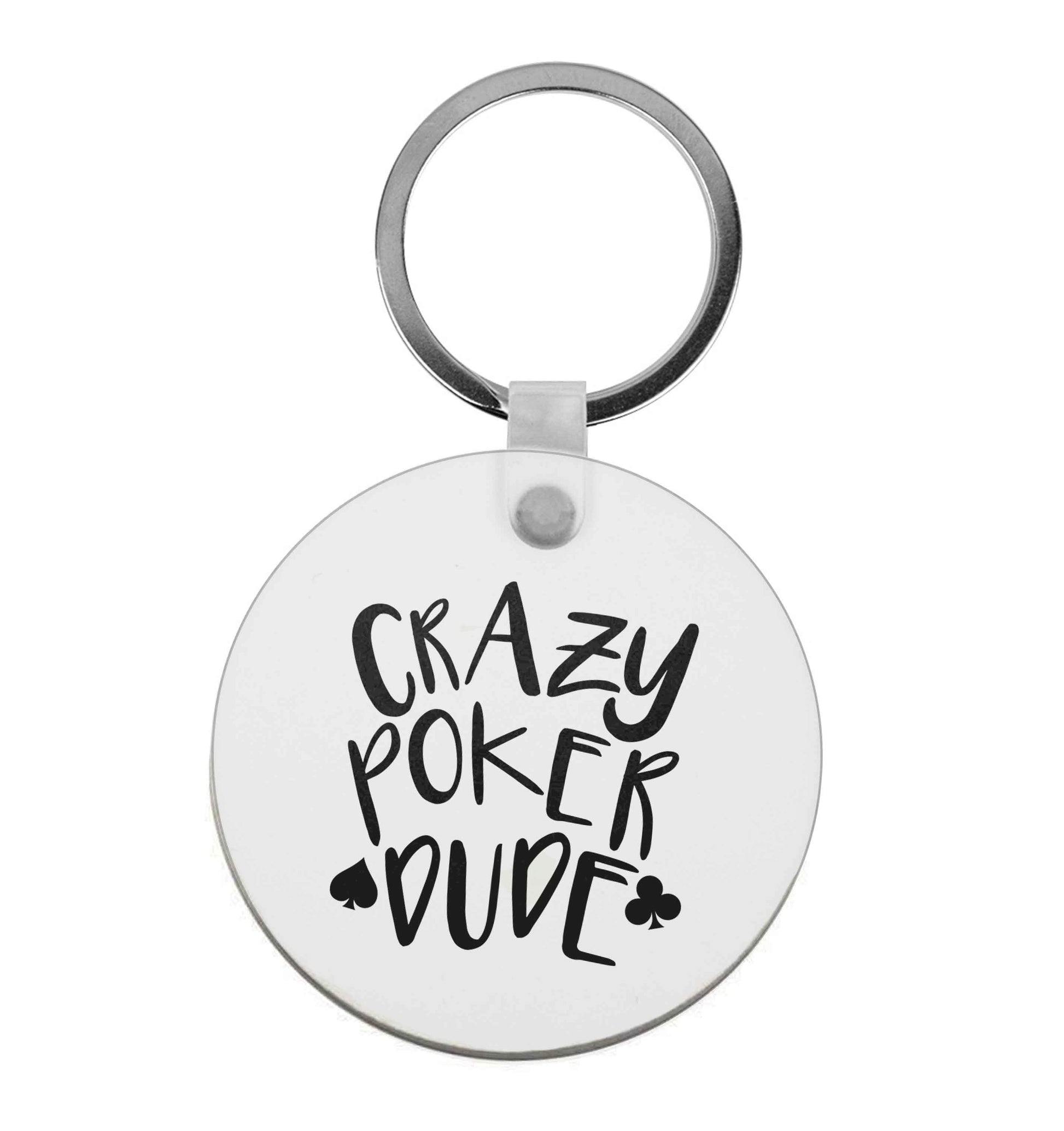 Crazy poker dude | Keyring
