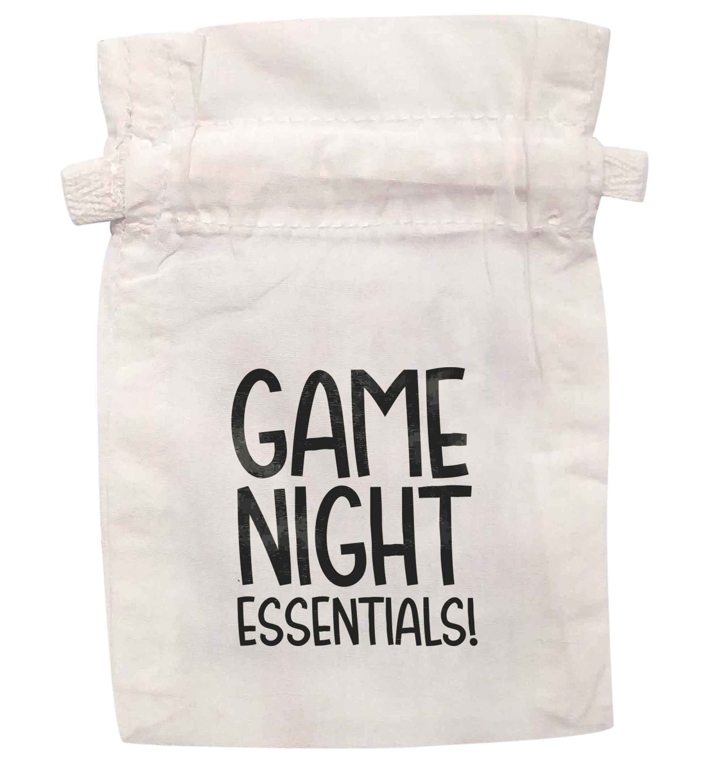 Game night essentials | XS - L | Pouch / Drawstring bag / Sack | Organic Cotton | Bulk discounts available!