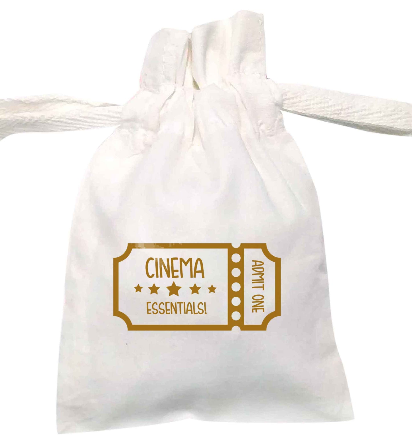 Cinema essentials | XS - L | Pouch / Drawstring bag / Sack | Organic Cotton | Bulk discounts available!