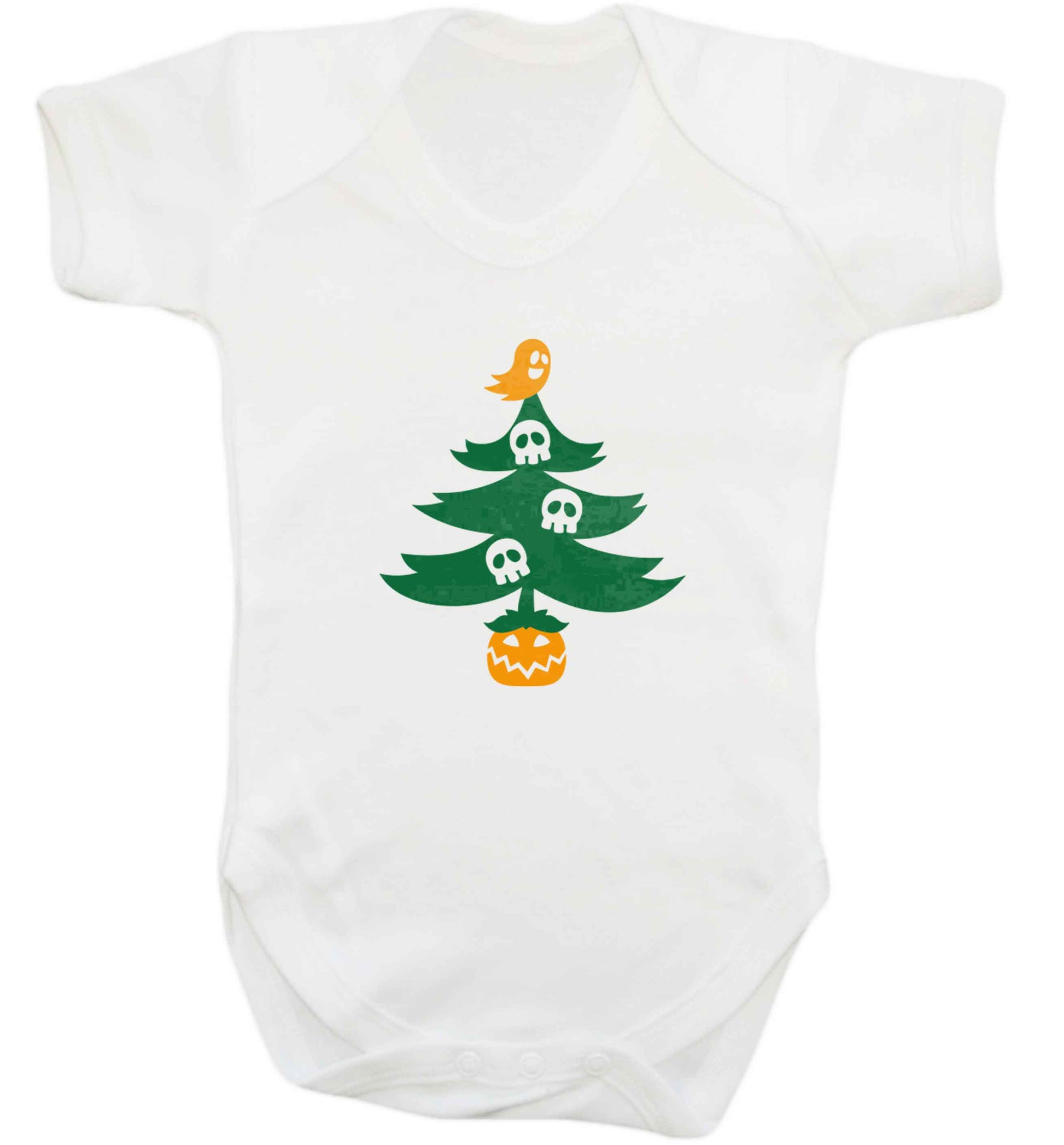 Halloween Christmas tree baby vest white 18-24 months